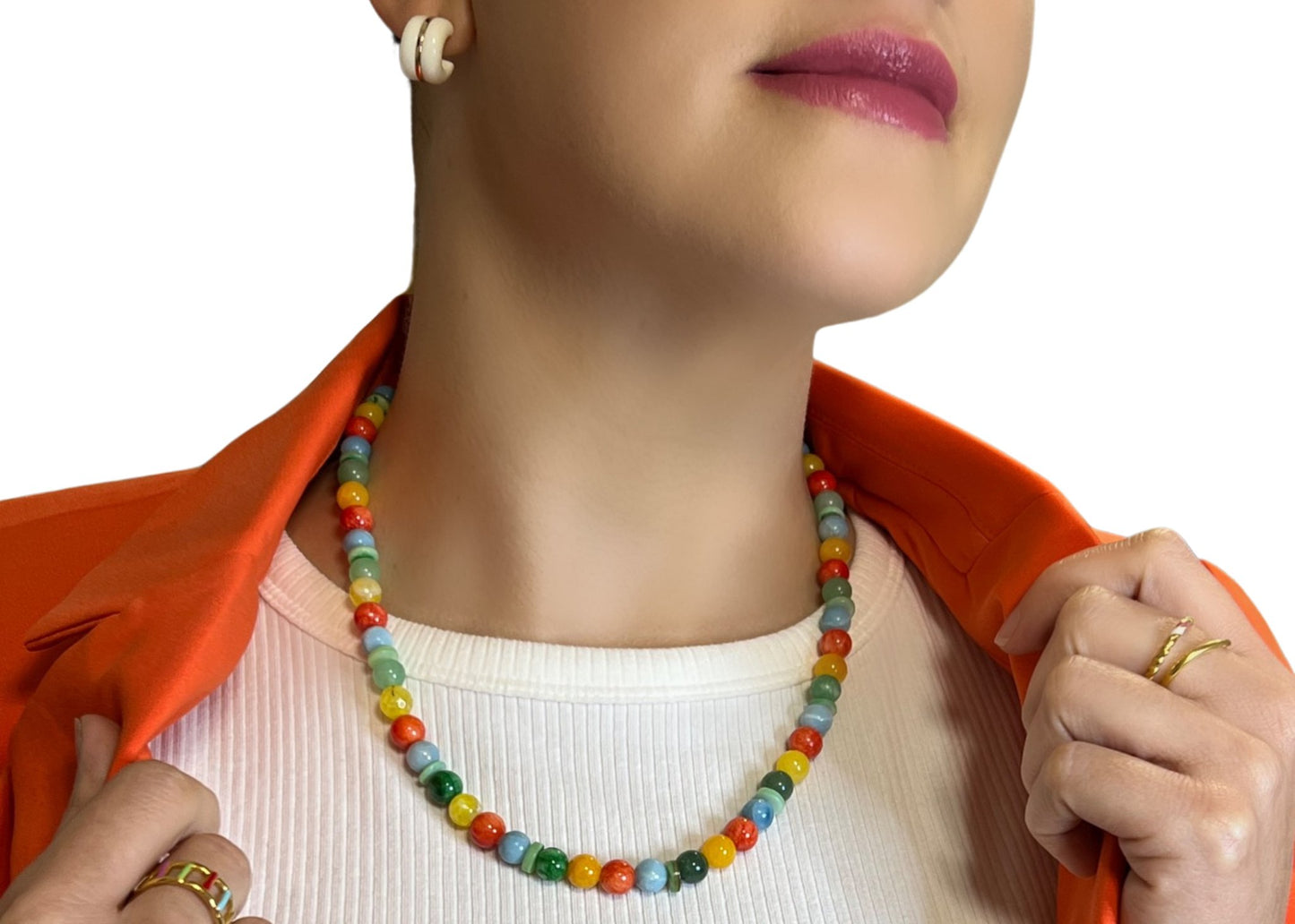 Camille White Hoops - Bonic ZegridCamille White HoopsBonic Zegrid