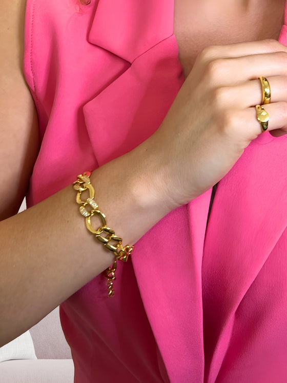 Andina Gold link Bracelet - Bonic ZegridAndina Gold link BraceletBonic Zegrid