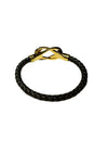 Infinity Gold and Black Bracelet - Bonic ZegridInfinity Gold and Black BraceletbraceletsBonic Zegrid