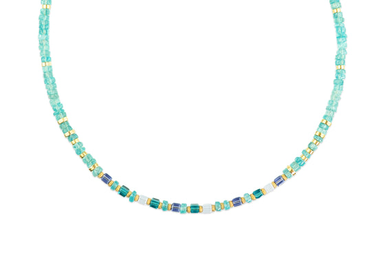 Oceans Aqua Apatite Handmade Necklace - Bonic ZegridOceans Aqua Apatite Handmade NecklacenecklacesBonic Zegrid