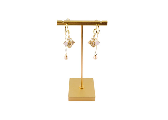 Maxine Flower Pearl Earrings - Bonic ZegridMaxine Flower Pearl EarringsearringsBonic Zegrid