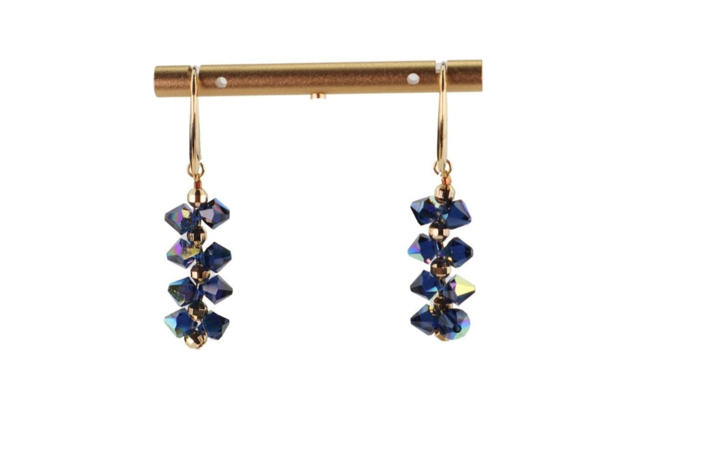 Lobelia Blue Austrian Handmade Earrings - Bonic ZegridLobelia Blue Austrian Handmade EarringsearringsBonic Zegrid