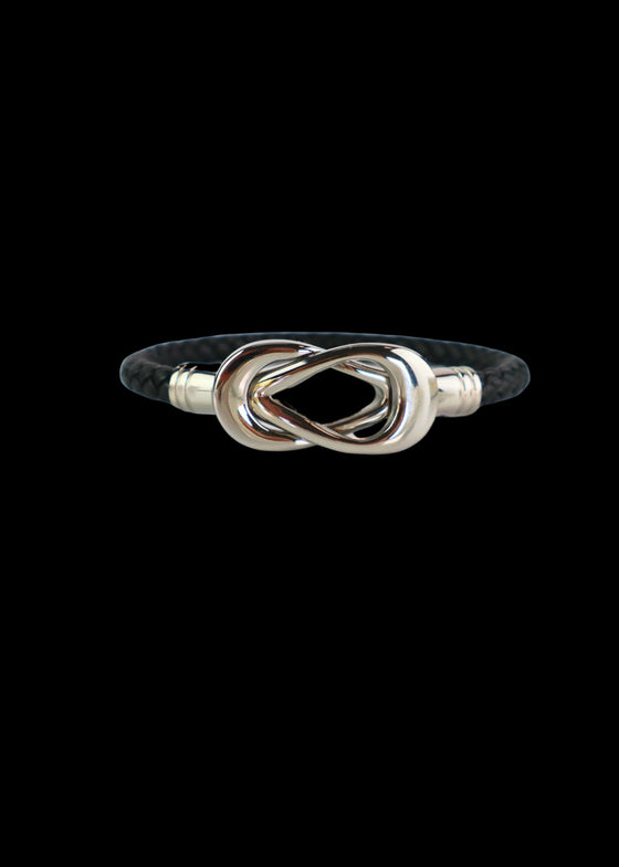 Infinity Gold and Black Bracelet - Bonic ZegridInfinity Gold and Black BraceletbraceletsBonic Zegrid