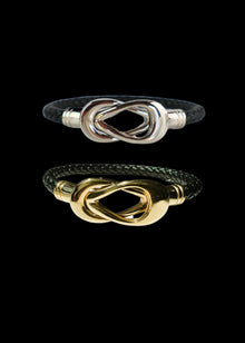  Infinity Gold and Black Bracelet - Bonic ZegridInfinity Gold and Black BraceletbraceletsBonic Zegrid