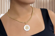  Marina Gold rope chain with Pearl nacar Pendant - Bonic ZegridMarina Gold rope chain with Pearl nacar PendantchainsBonic Zegrid