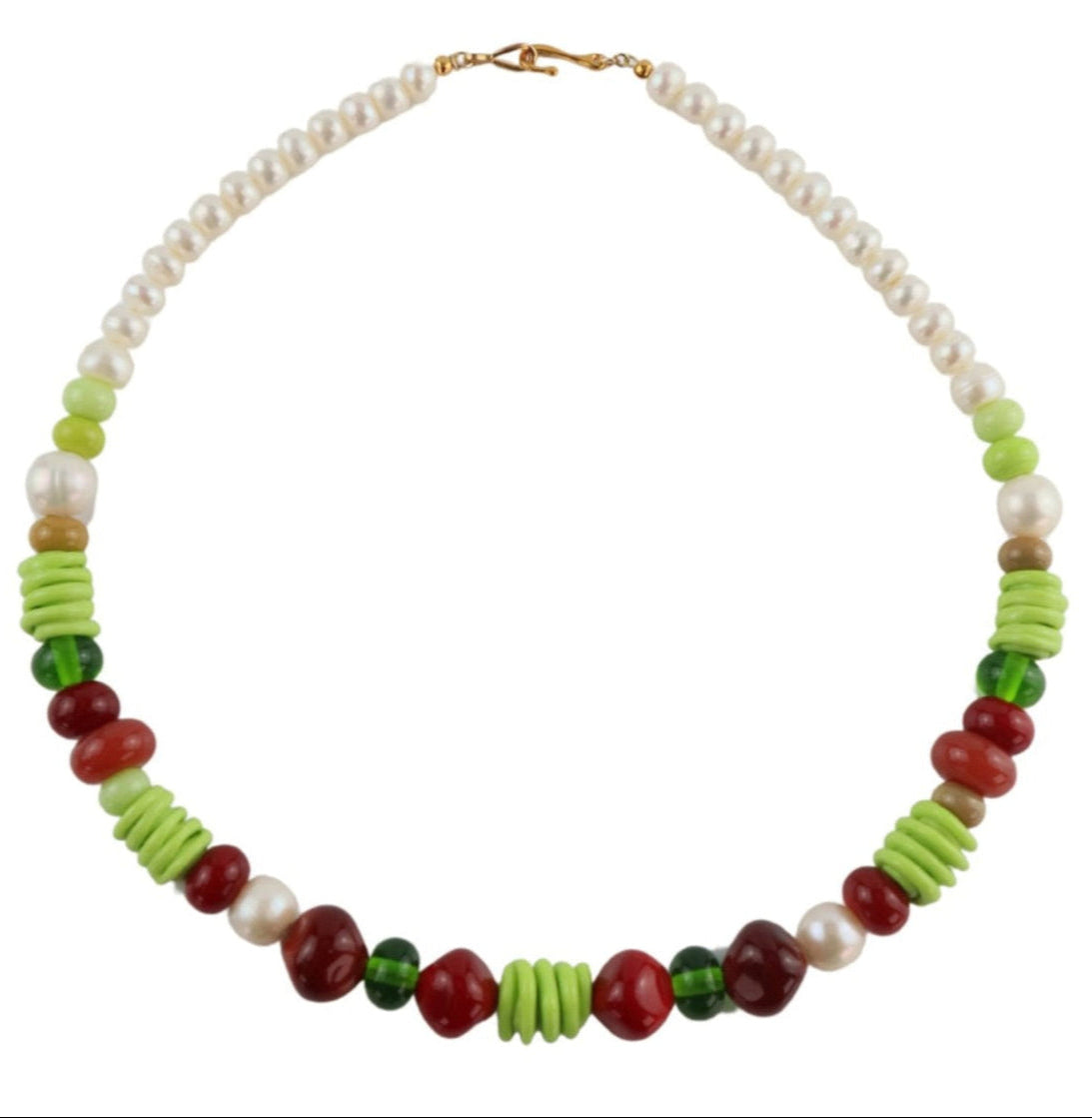 Bohemian Garden with Pearls Handmade Necklace - Bonic ZegridBohemian Garden with Pearls Handmade NecklacenecklacesBonic Zegrid