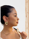 Ginnette Gold Earring - Bonic ZegridGinnette Gold EarringBonic Zegrid